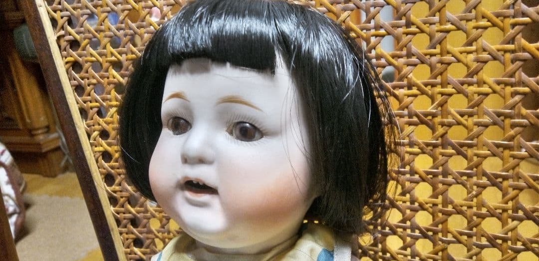 ねねちゃん　サクラビスク　　ママー人形　　市松人形　　ビスクドール　和人形