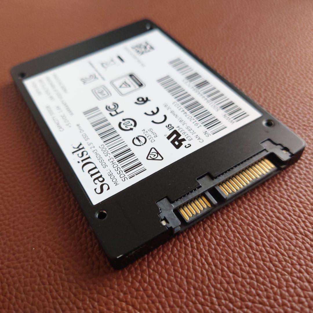 SanDisk　Ultra 3D SSD　500GB　SATA　2.5インチ