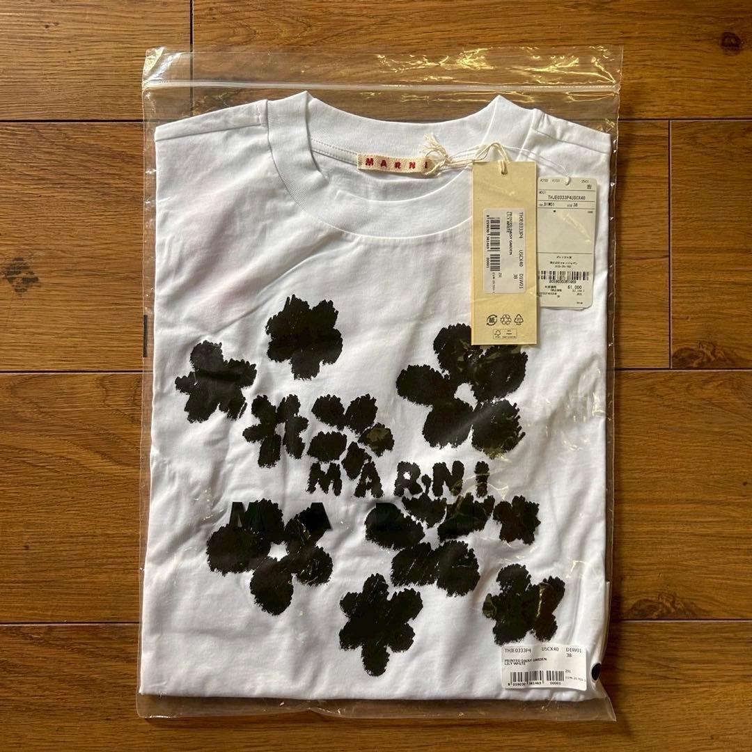 MARNI 25SS フラワープリントtシャツ 40