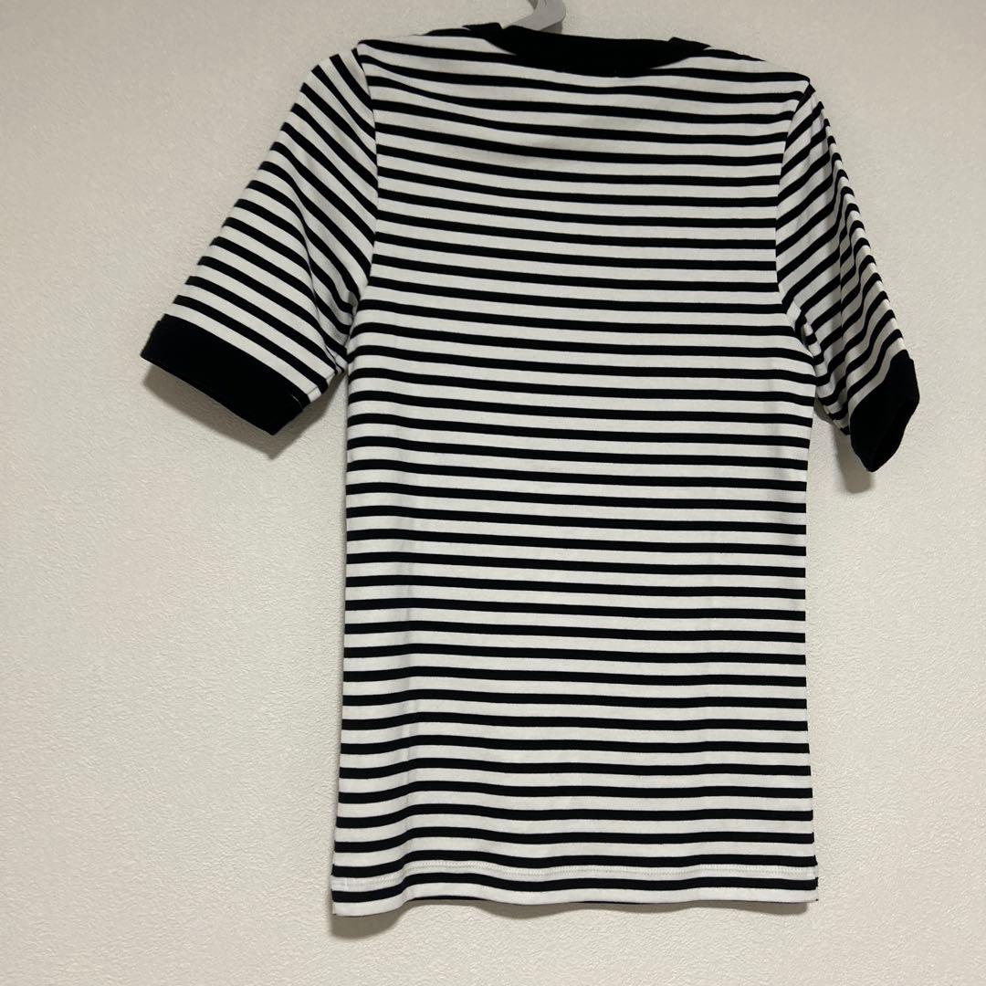 トゥモローランド　MACPHEE 半袖Tシャツ　ボーダー　ホワイトブラック　S