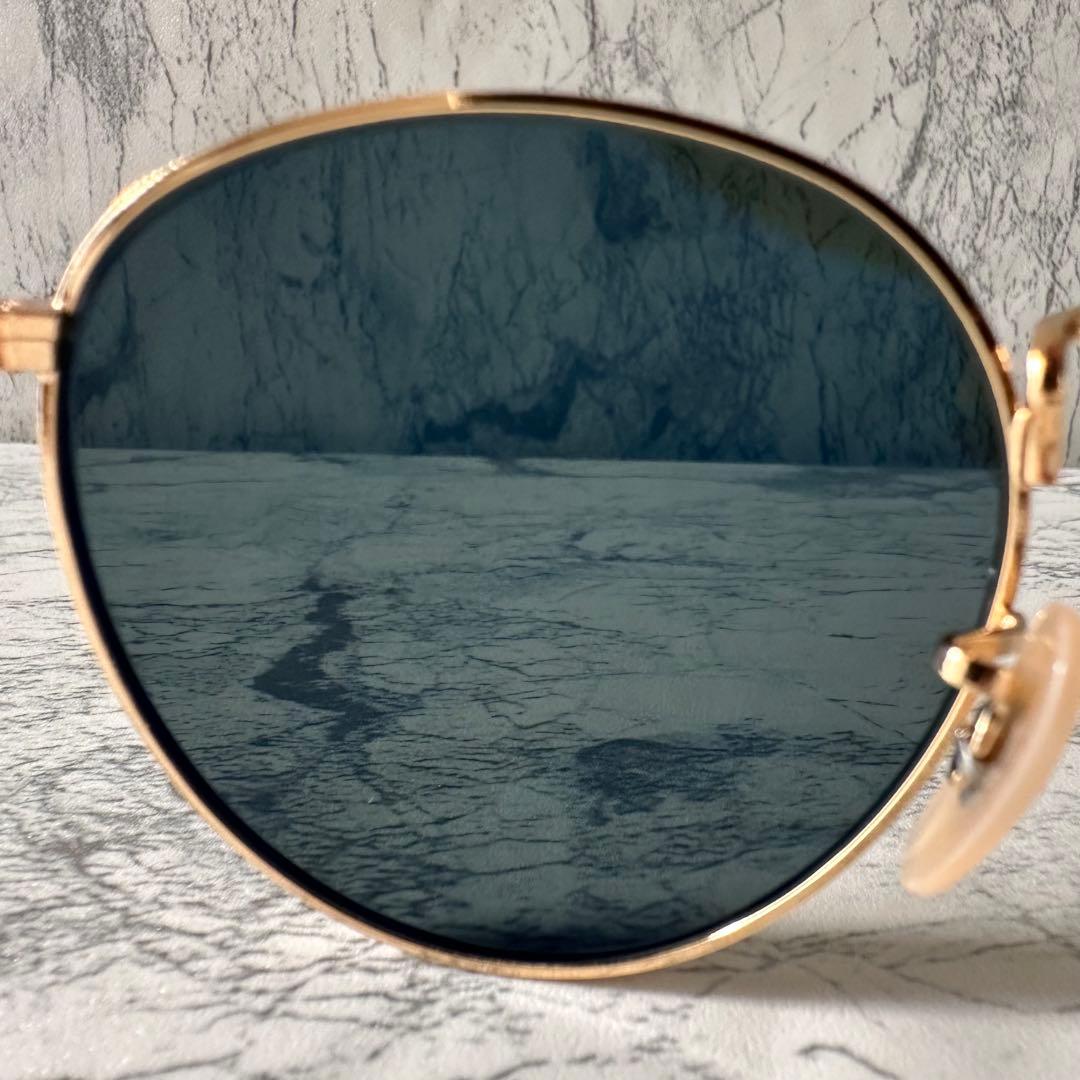 美品 Ray-Ban RB3447 偏光 グリーンレンズ ニッケル合金フレーム