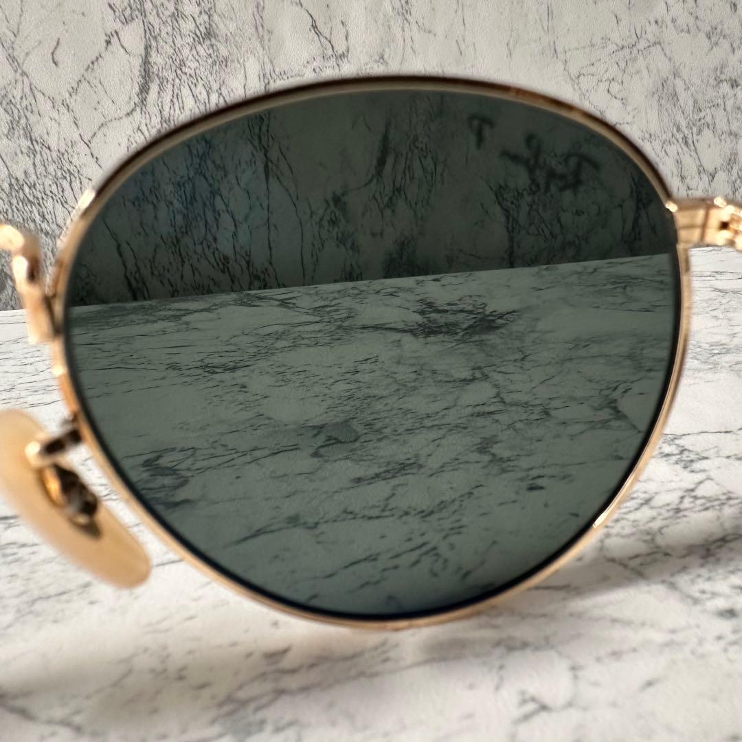 美品 Ray-Ban RB3447 偏光 グリーンレンズ ニッケル合金フレーム