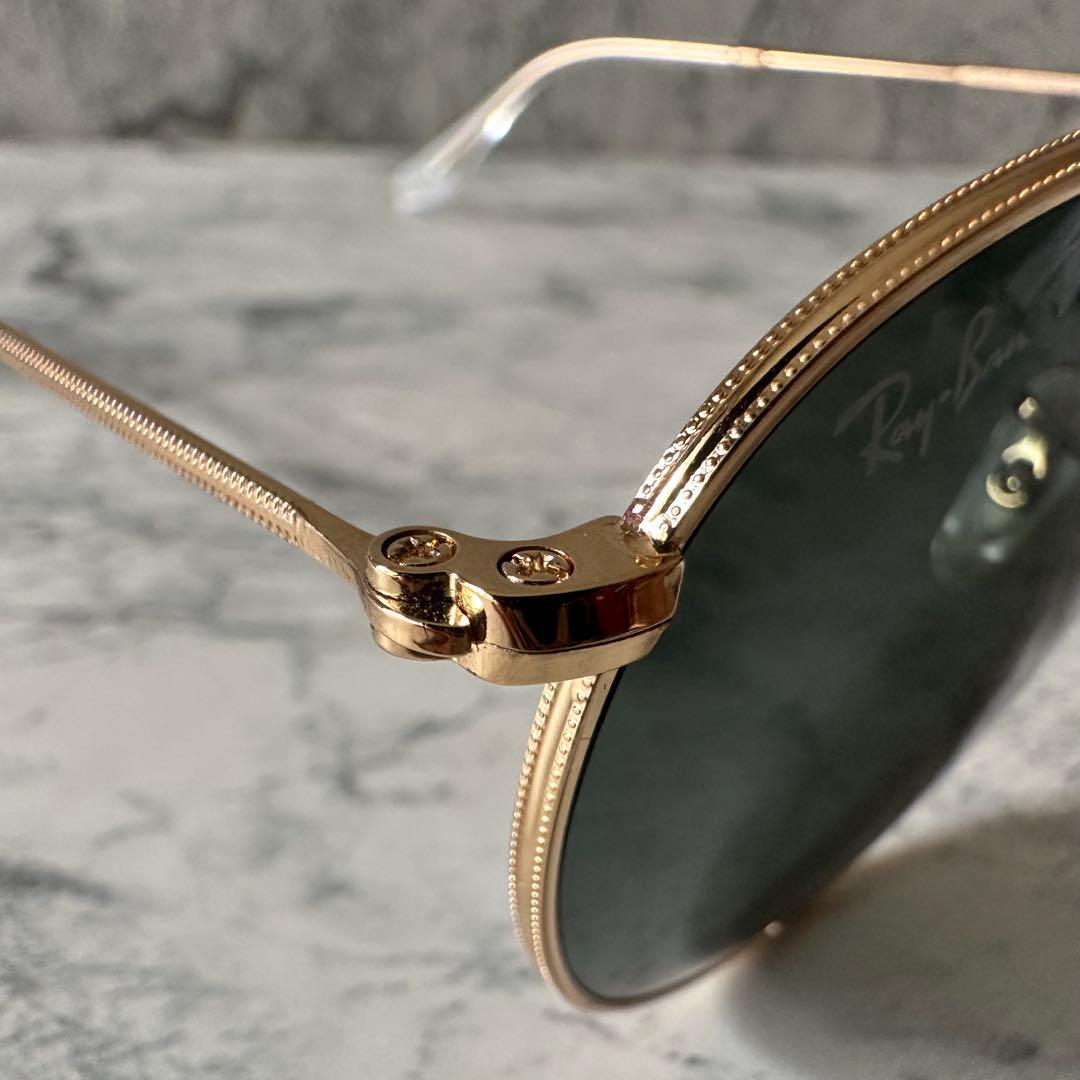 美品 Ray-Ban RB3447 偏光 グリーンレンズ ニッケル合金フレーム