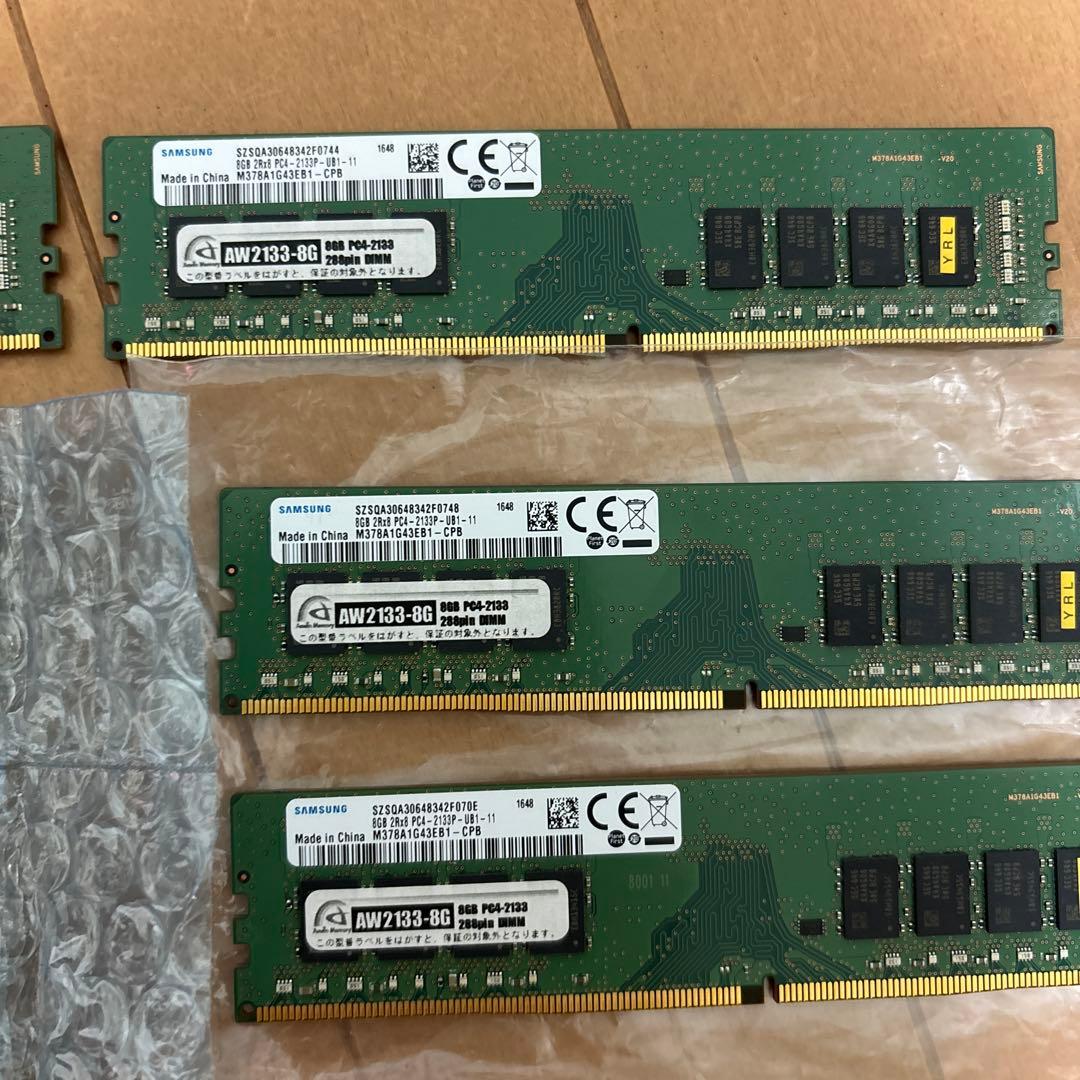 Samsung DDR4-2133 8GB 6枚
