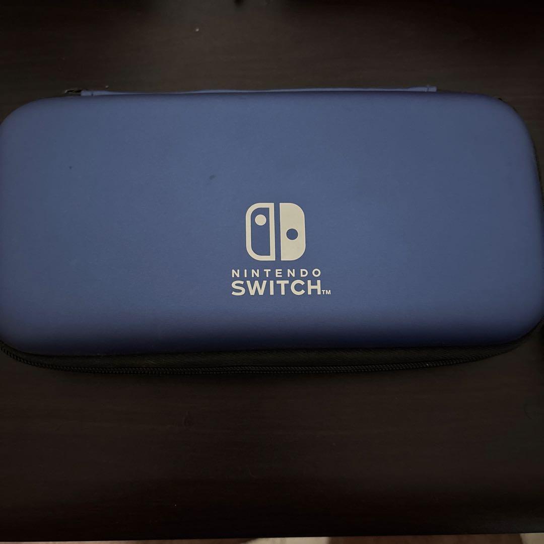 ニンテンドースイッチライトブルー 本体ケース,ソフトケース付き