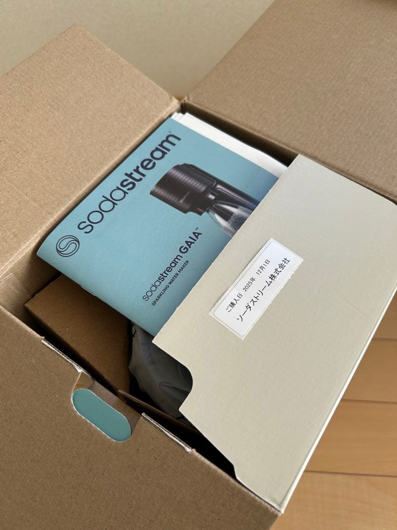 ソーダストリーム　sodastream GAIA（ブラック）