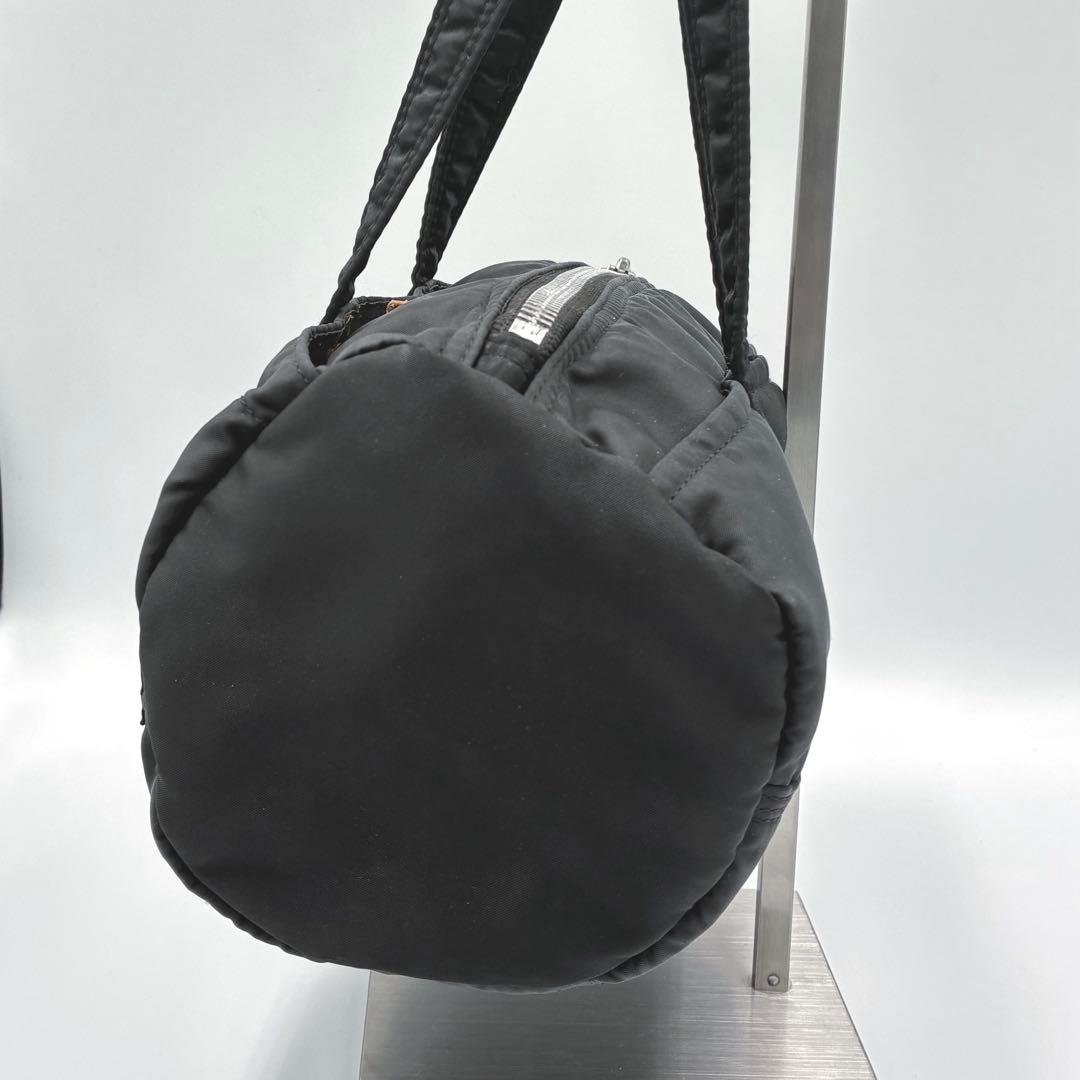 美品 PORTER ポーター　タンカー ドラムバッグ ミニボストン 黒　ミニ　S