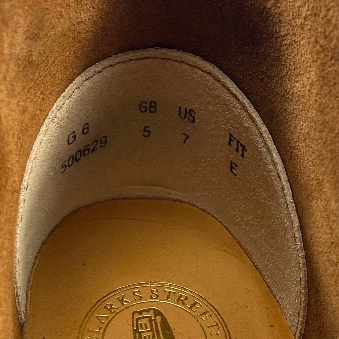 【新品級】 クラークス Clarks デザートブーツ ブラウン レザー US7