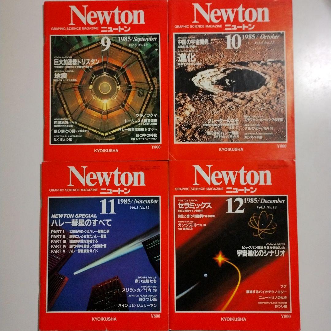 Newton ニュートン 1982~1986年　44冊