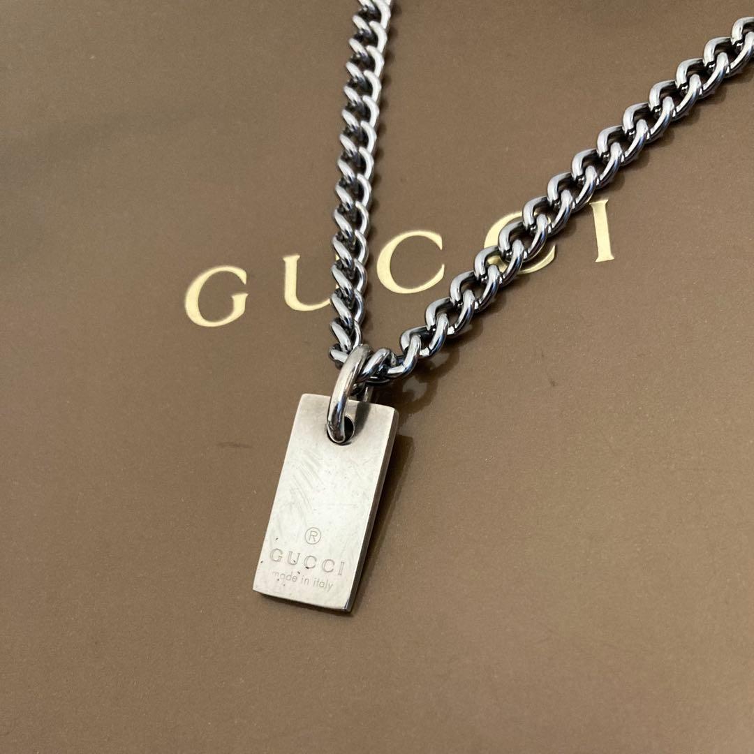 【正規品】 GUCCI グッチ ネックレス ペンダント 925 良品 送料無料