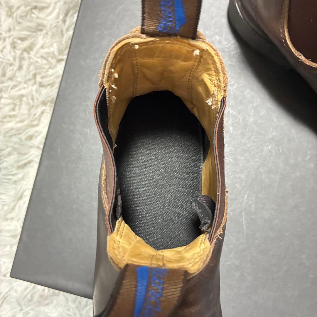 【良品】Blundstone 本革 サイドゴアブーツ BROWN 4 3M断熱