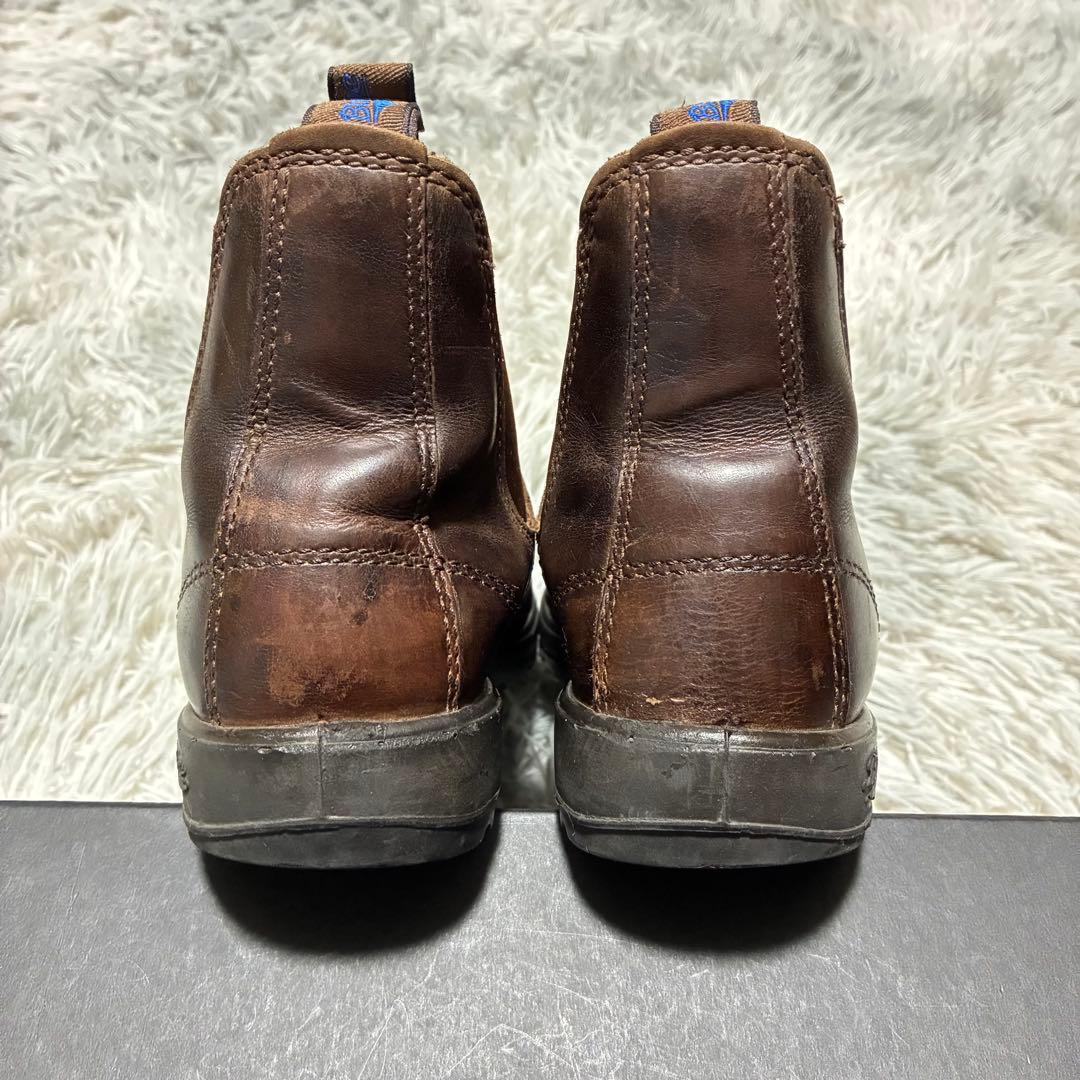 【良品】Blundstone 本革 サイドゴアブーツ BROWN 4 3M断熱