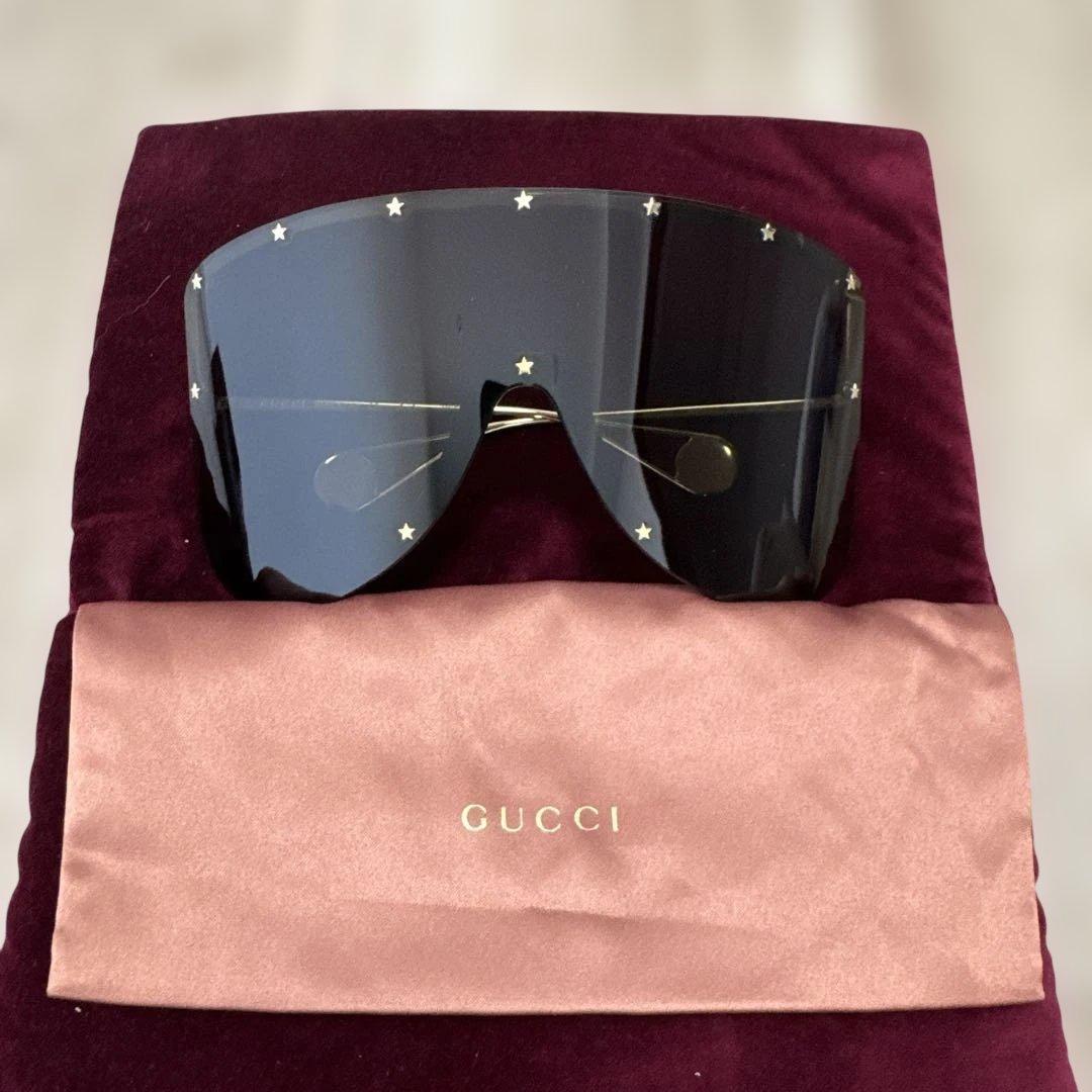 S*r様 GUCCIサングラス/--/メタル/GLD/BLK/レディース
