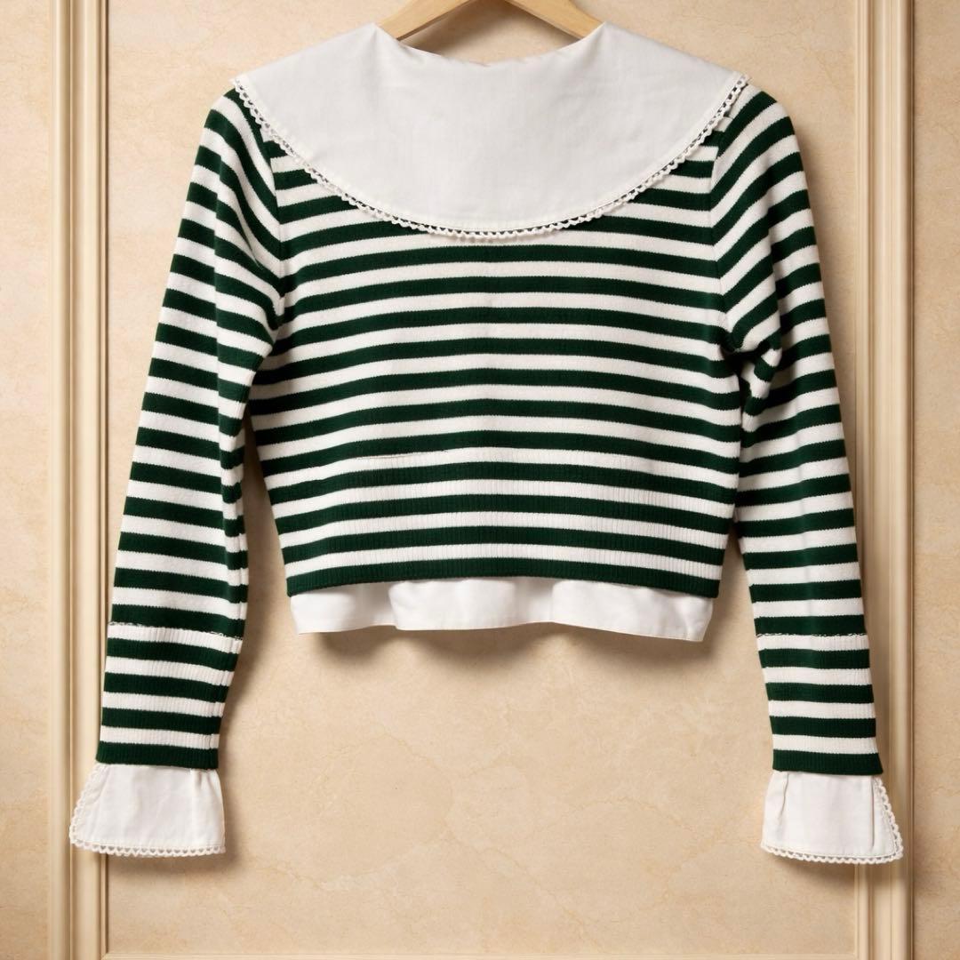 Bibiy. PATTY PILGRIM TOP ボーダー