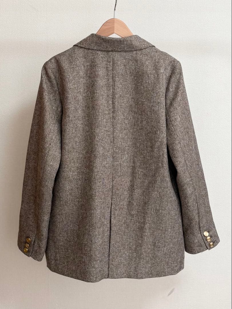 美品 NATURAL BEAUTY BASIC ダブルブレストボクシージャケット