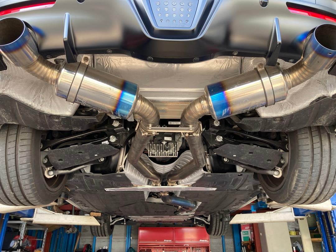 トヨタ GRスープラ フルチタンマフラー RSE タイプD