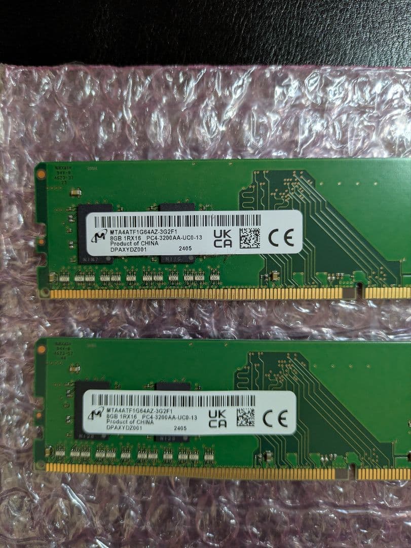 メモリー DDR4 8GBx2 PC3200