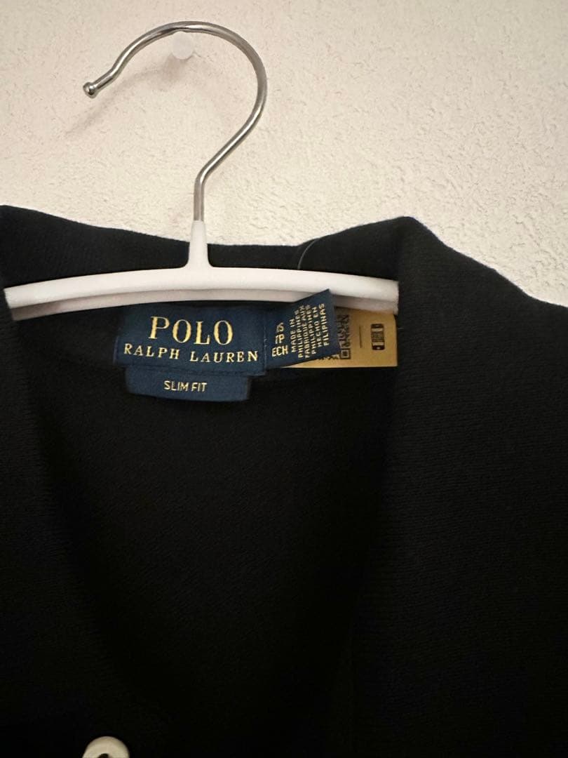 タグ付き POLO RALPHLAUREN半袖ポロシャツ ブラックXSレディース