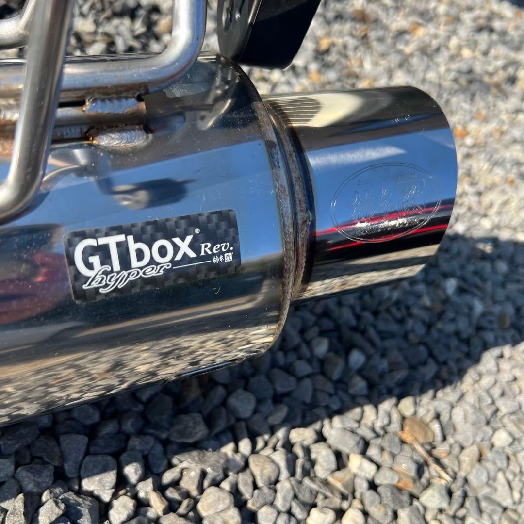 柿本　GTbox Rev hyper ステンレスマフラー　GE6 GE8 fit