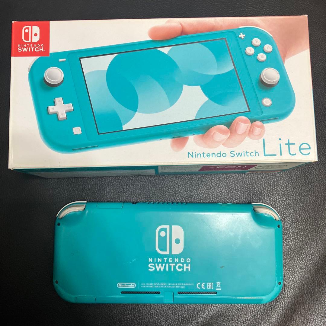 【ジャンク品】Switch Lite ターコイズ 本体 箱付き