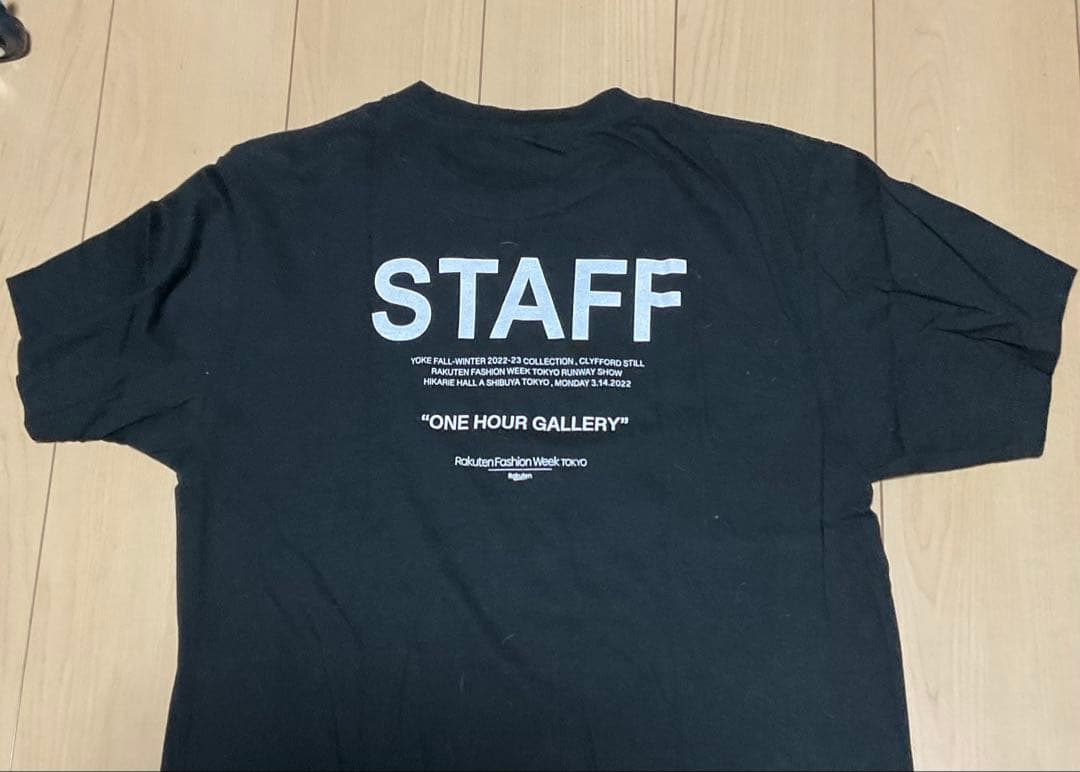 YoKE 22－23 FW コレクションスタッフ用 Tシャツ 黒