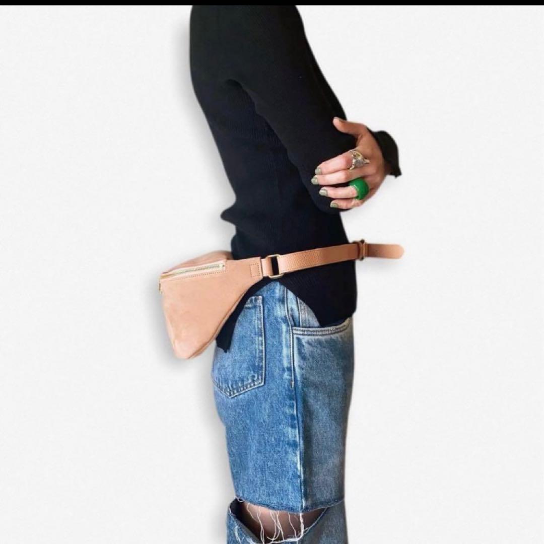 Chiiii bag スウェード　ボディバッグ