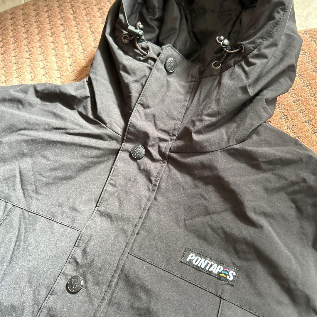 美品★PONTAPES スキー スノーボード ウェア L 肩紐取外し可能2way
