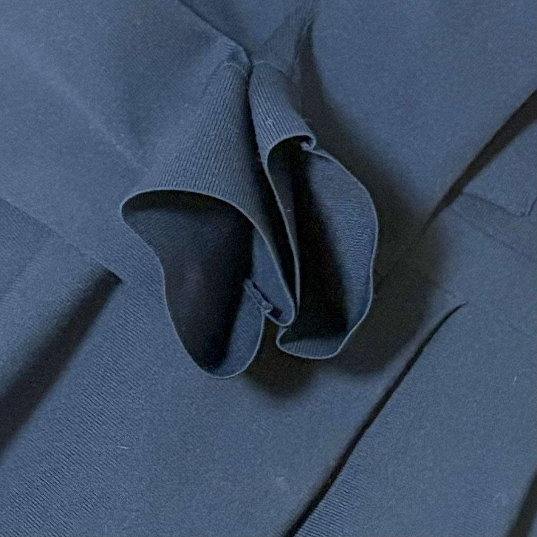 ⬛︎な美品◆23AW CELFORDボウタイプリーツワンピース　ネイビー濃紺