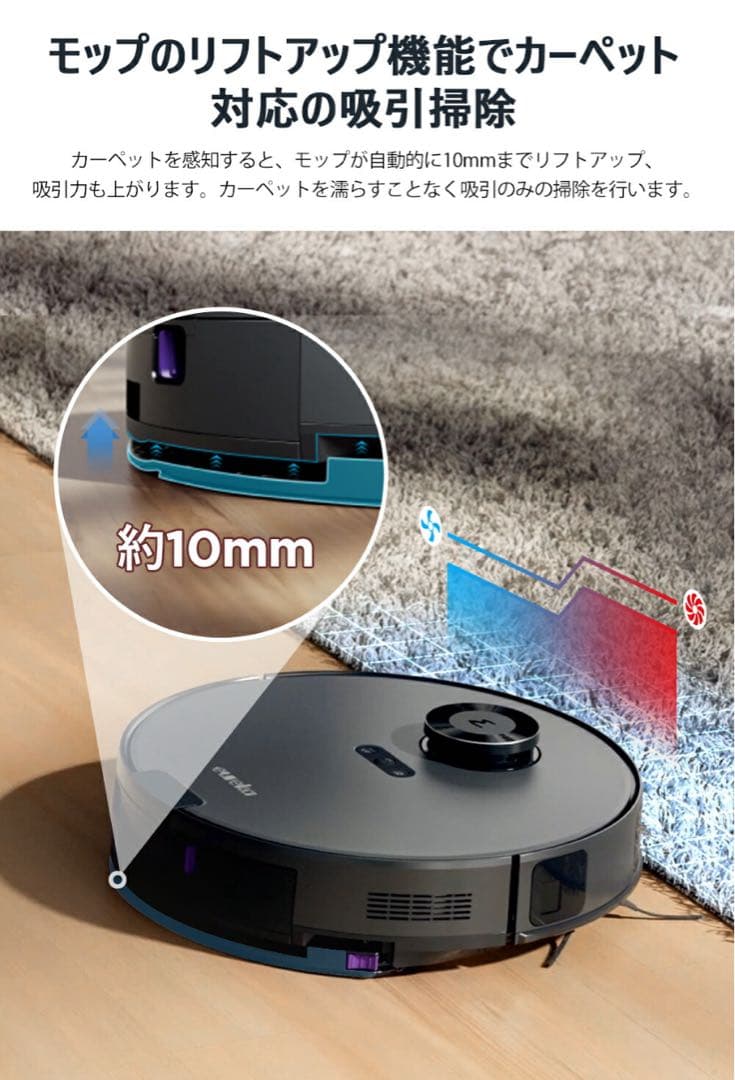 EUREKA ロボット掃除機E10s