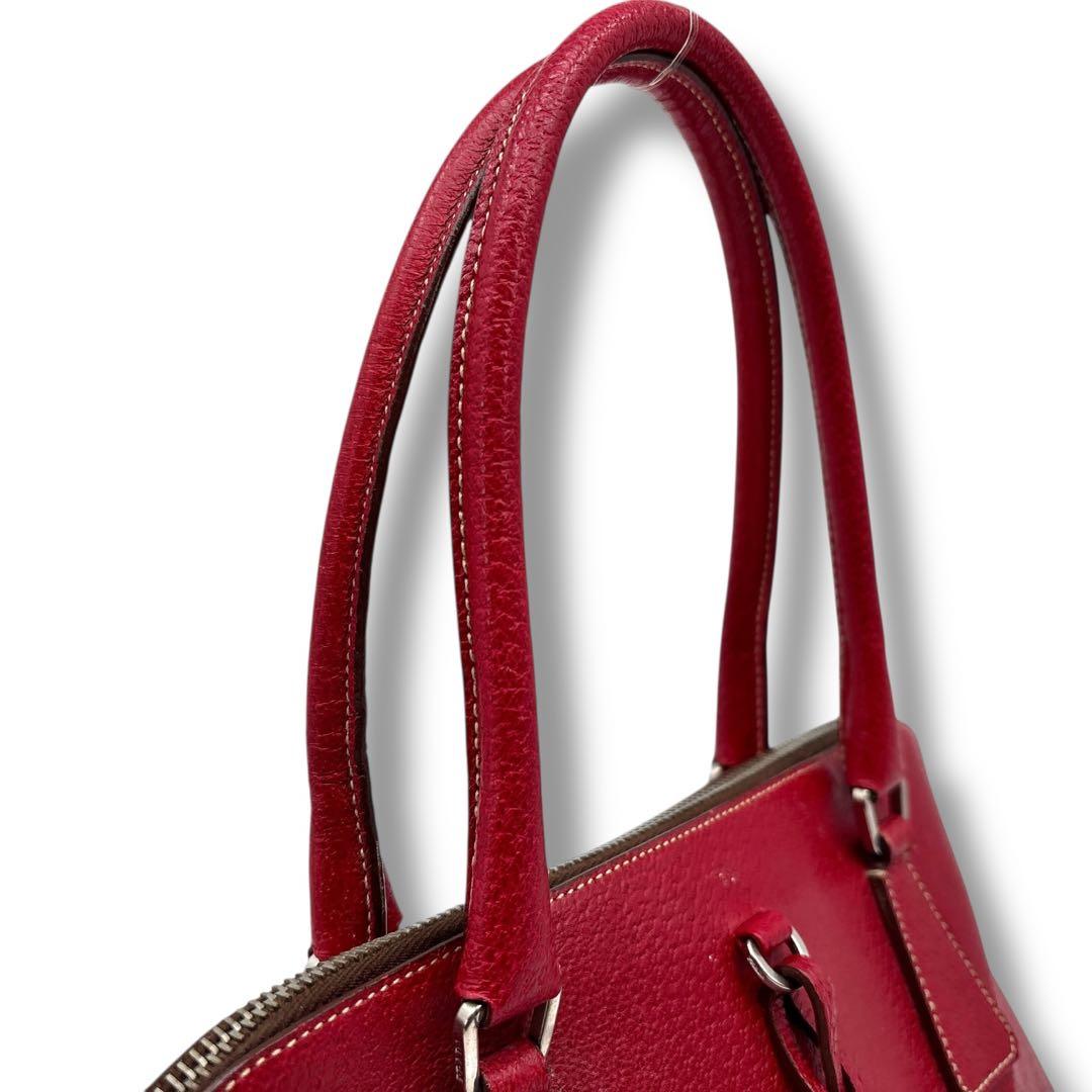 【極美品】PRADA プラダ　ボーリングバッグ　鍵付き　カデナ　ボストンバッグ