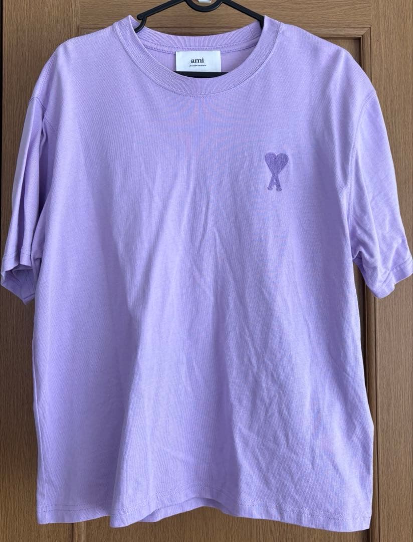 Ami Paris Tシャツ　ライラック　Sサイズ