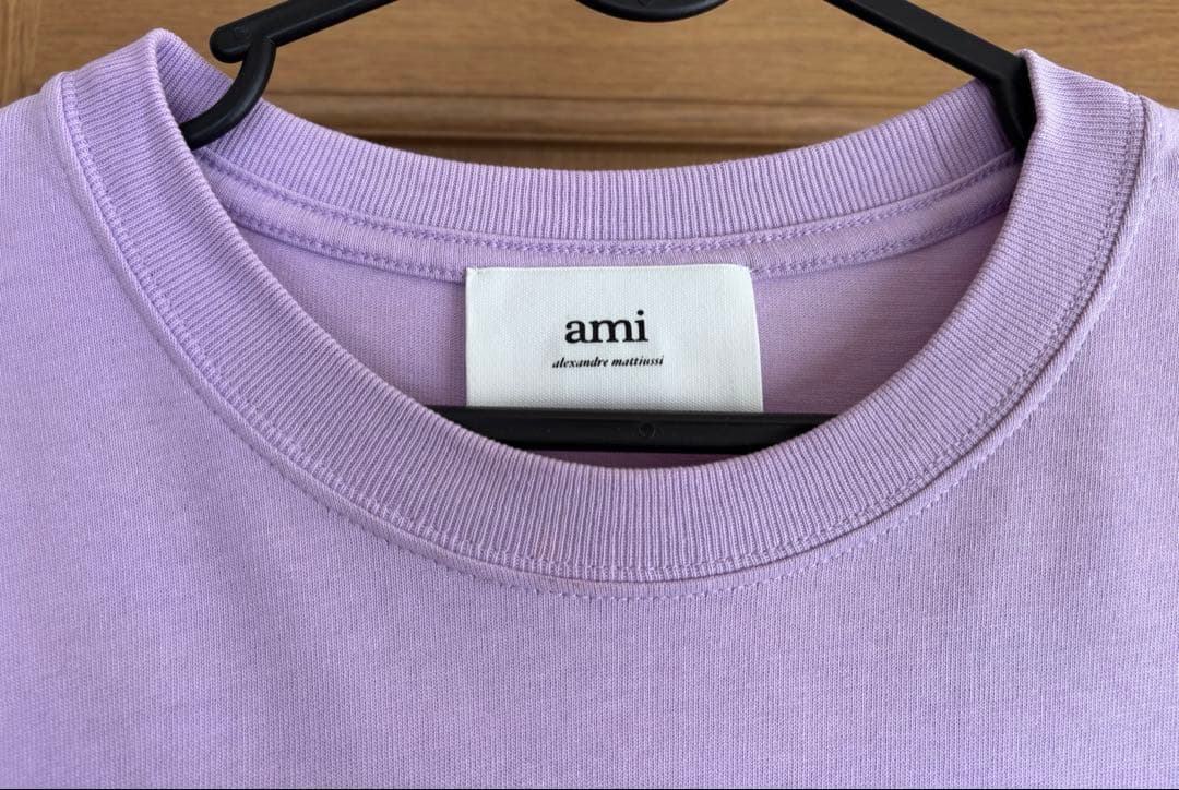 Ami Paris Tシャツ　ライラック　Sサイズ