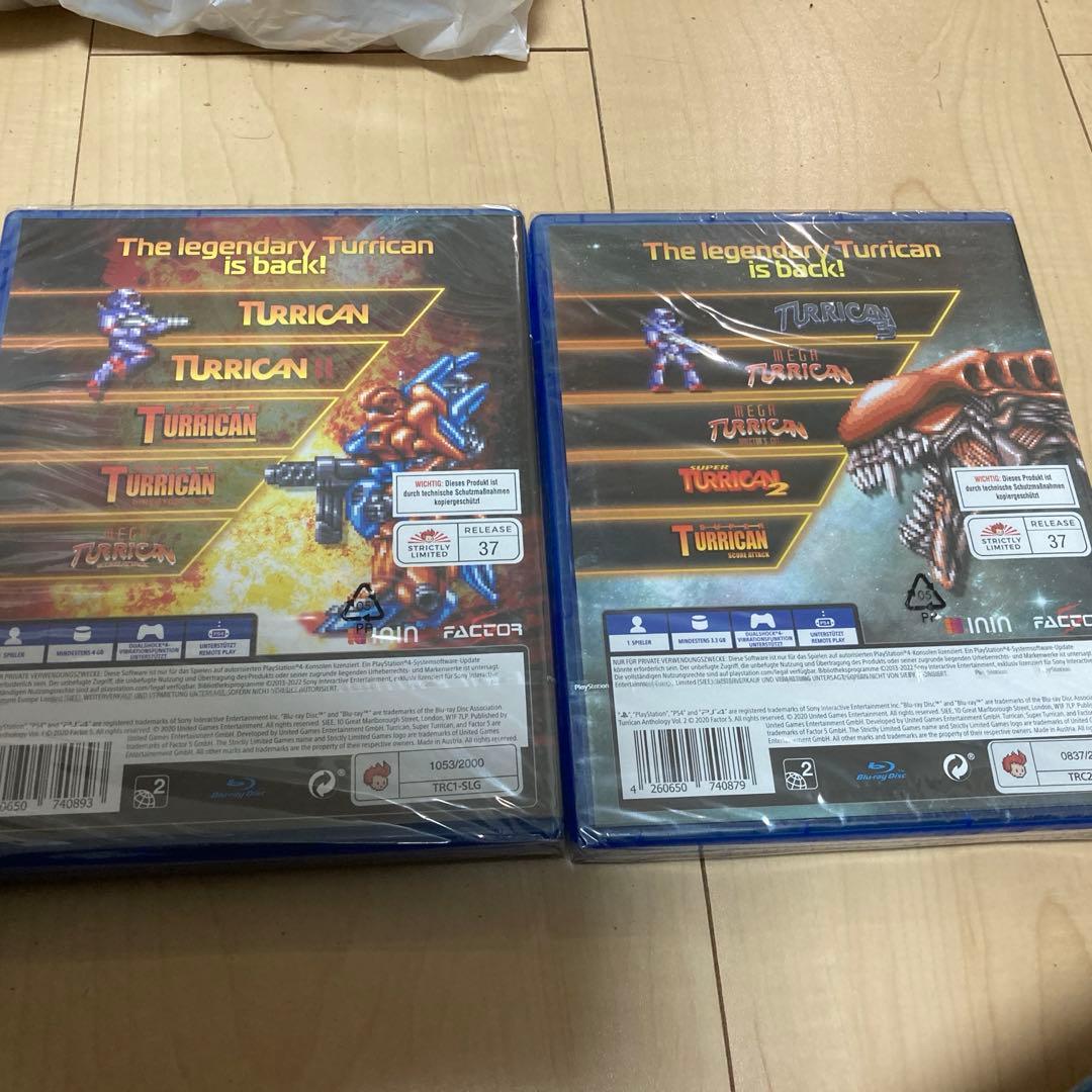 新品　Turrican Anthology Vol. 1 &2 PS4 タリカン
