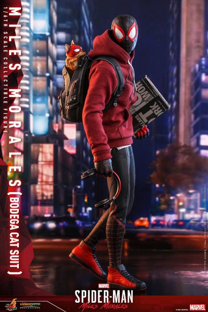 ホットトイズ VGM50 マイルス・モラレス／スパイダーマン売店の看板猫スーツ版