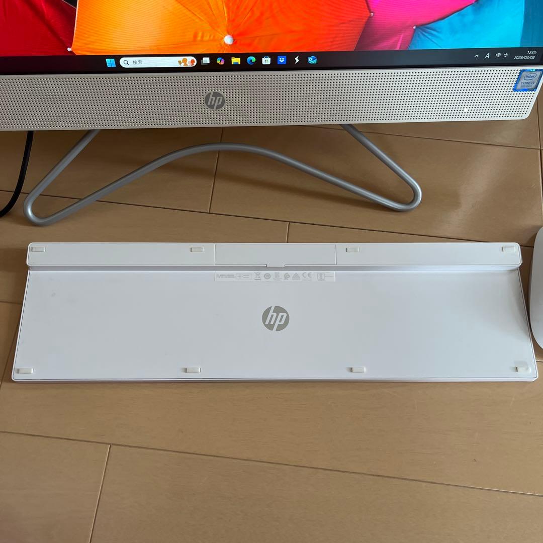 HP Core i3 8GB HDD2TB 24インチ　デスクトップ PC