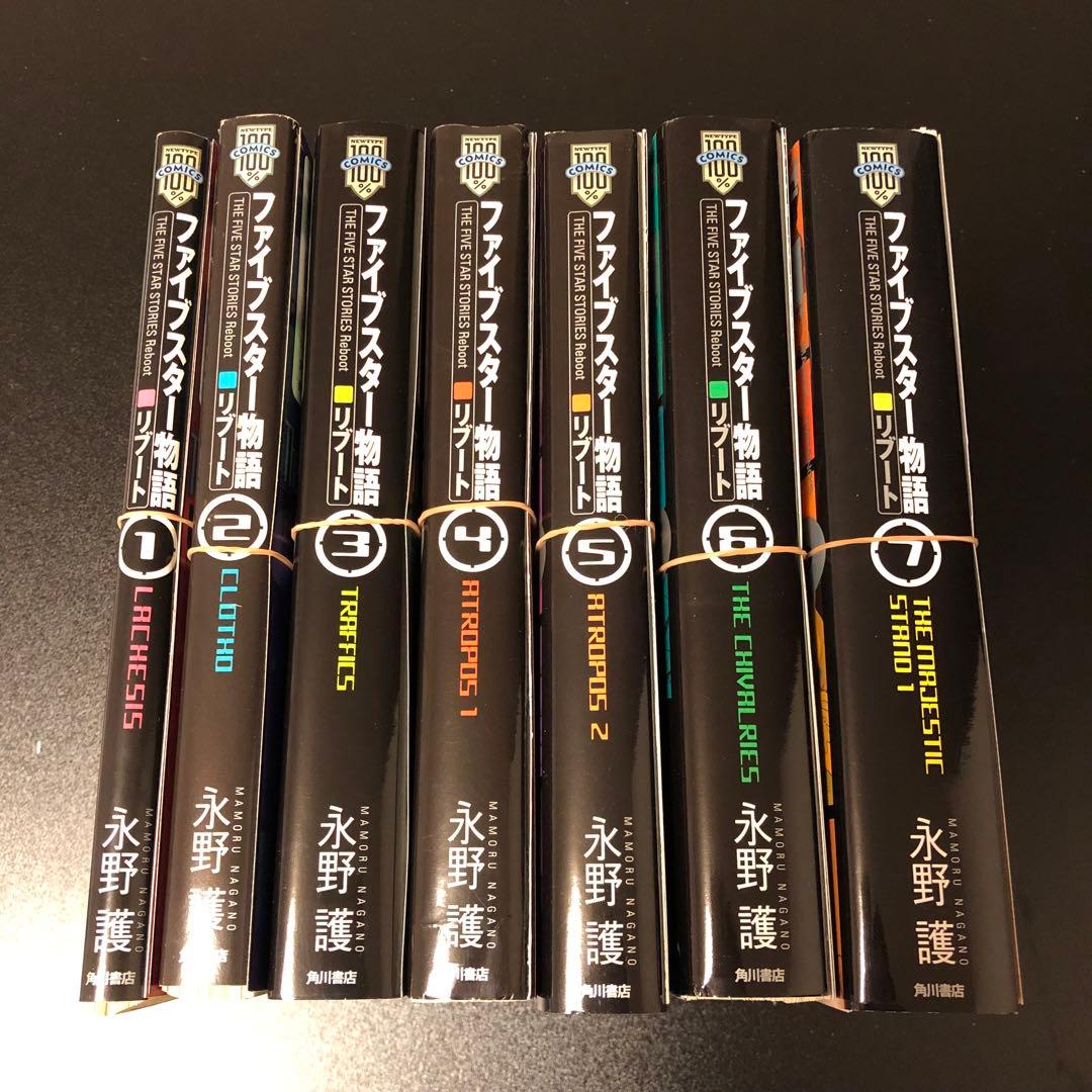 【裁断済み】FSS ファイブスター物語 永野護　1〜18巻＋リブート 計28冊
