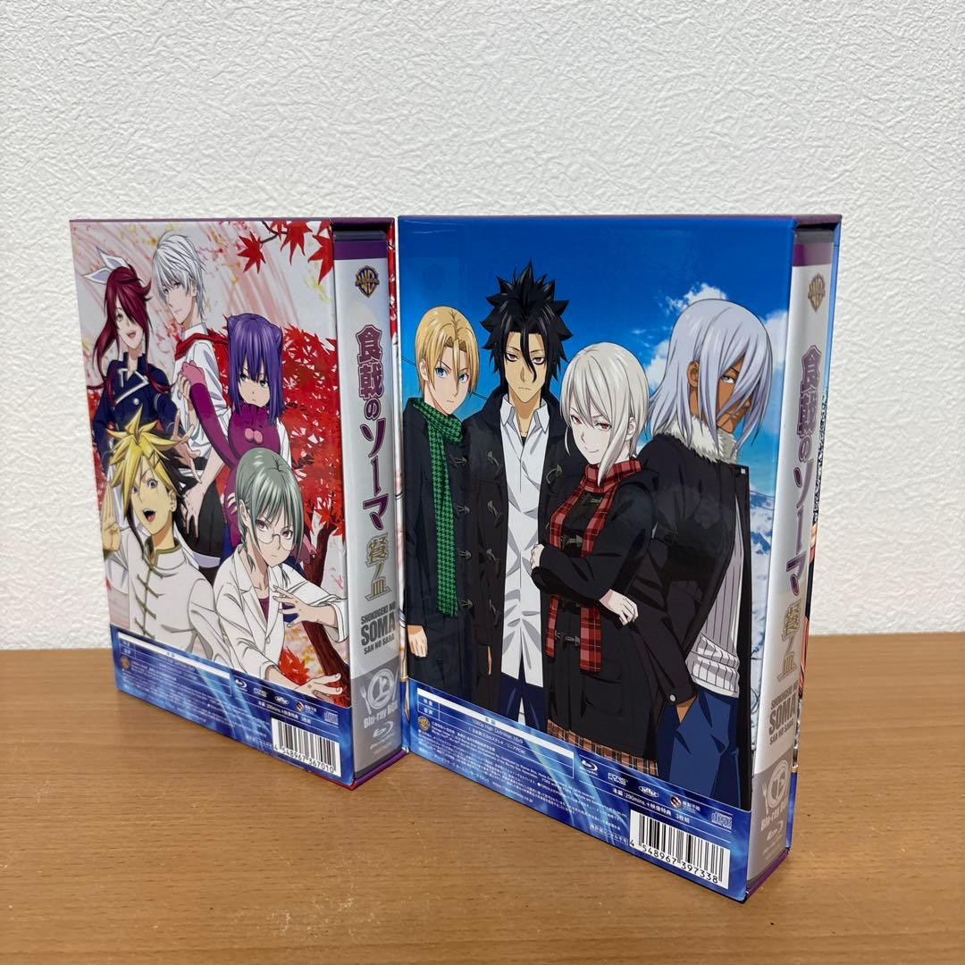 食戟のソーマ 餐ノ皿 Blu-ray BOX 上 + 下 セット　初回仕様版
