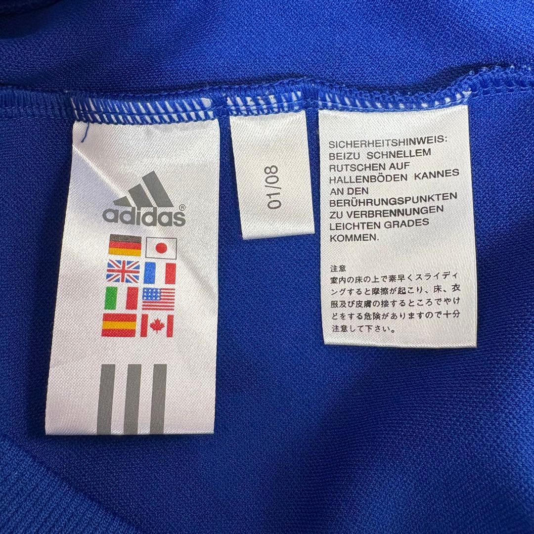 アディダスadidas ジャージ　上下　メンズ　Sサイズ　ブルー　オレンジ
