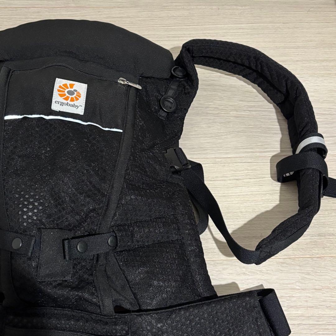 【美品】エルゴベビー 抱っこ紐 アダプト ソフトフレックス オニキスブラック