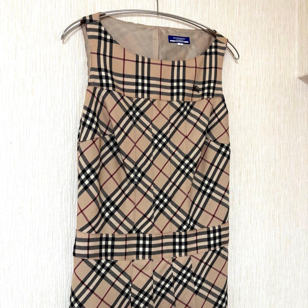 BURBERRY ノバチェック　プリーツワンピース