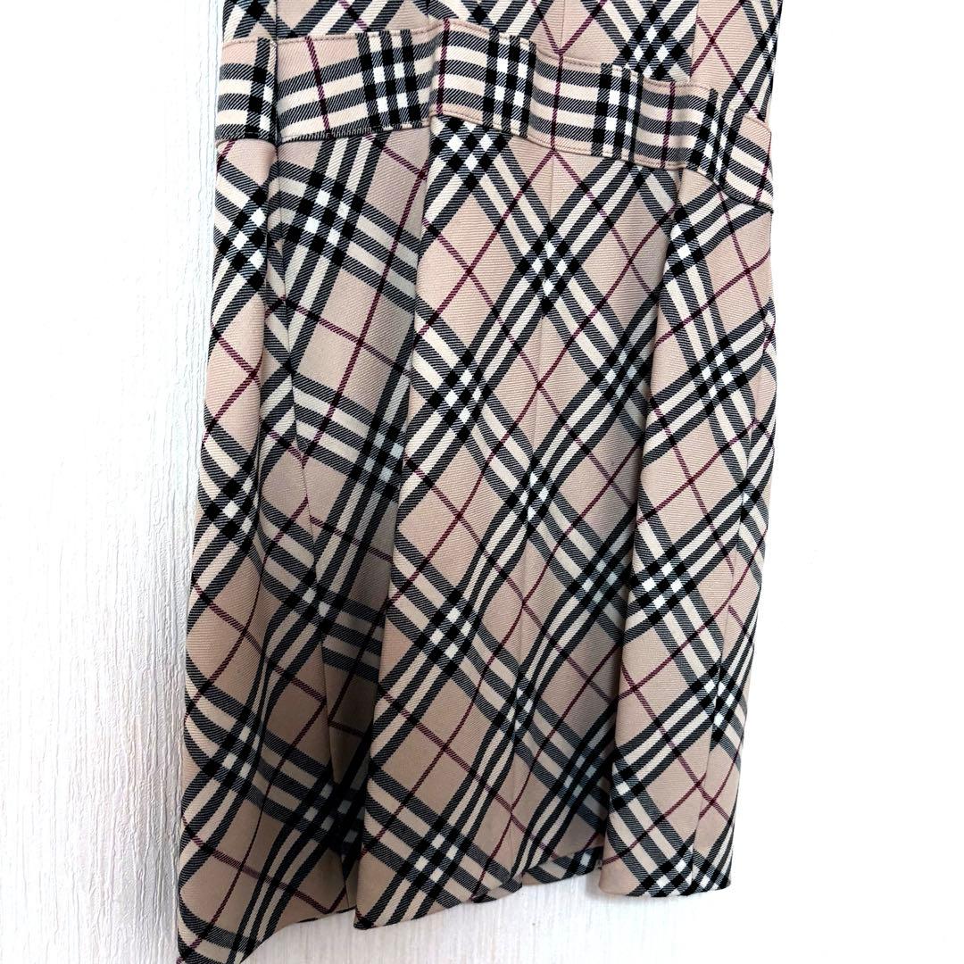 BURBERRY ノバチェック　プリーツワンピース