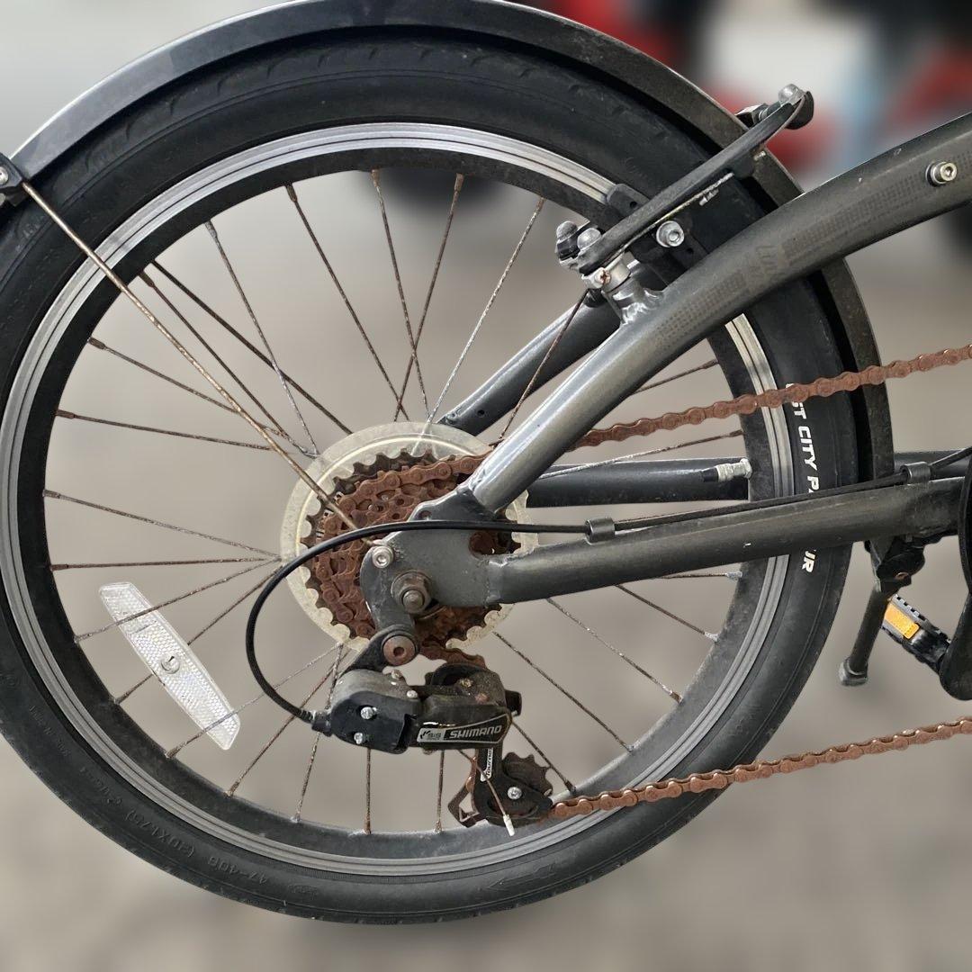 折りたたみ自転車 ブラック　tern