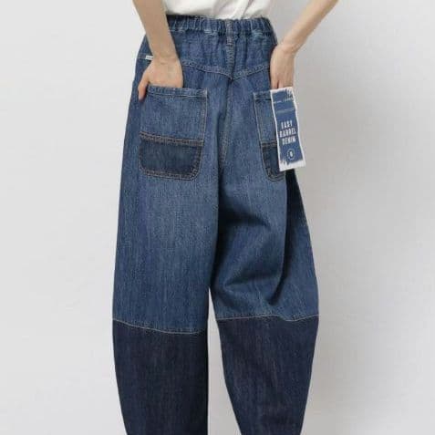 【美品】niko and....ニコアンドEASY BARREL DENIM 2