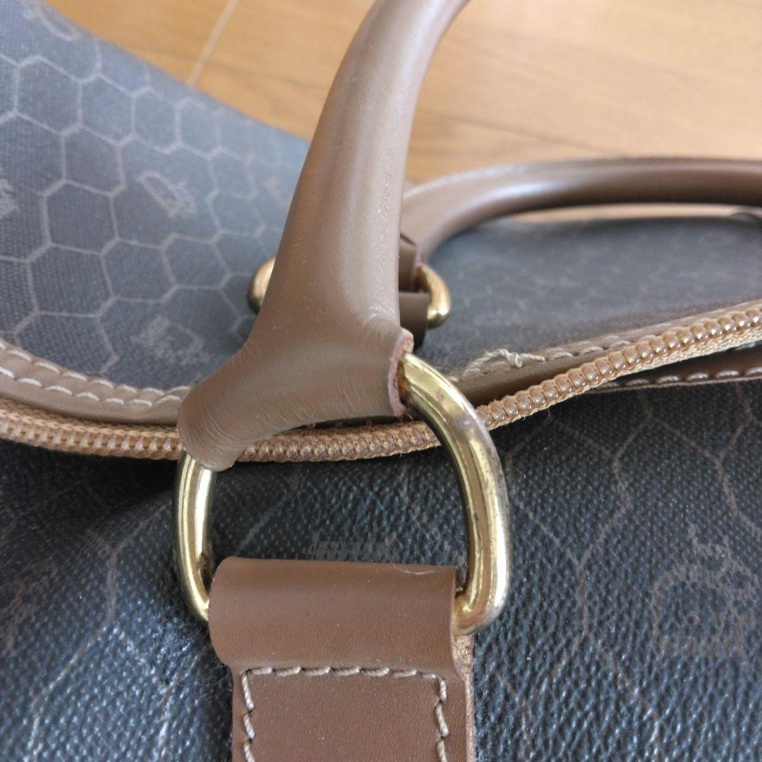 美品　Christian　Dior　ボストンバッグ　ハニカム柄　大容量
