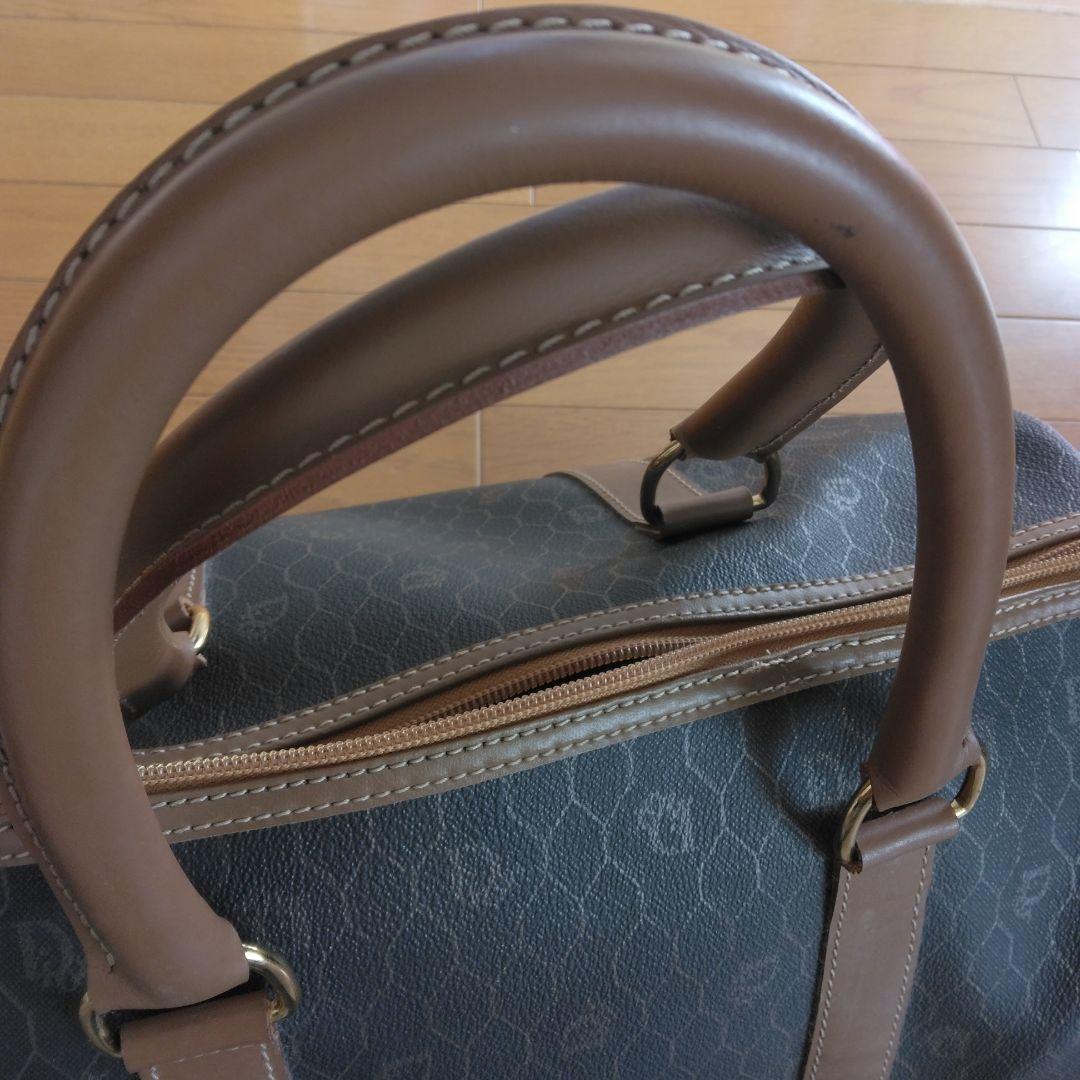 美品　Christian　Dior　ボストンバッグ　ハニカム柄　大容量