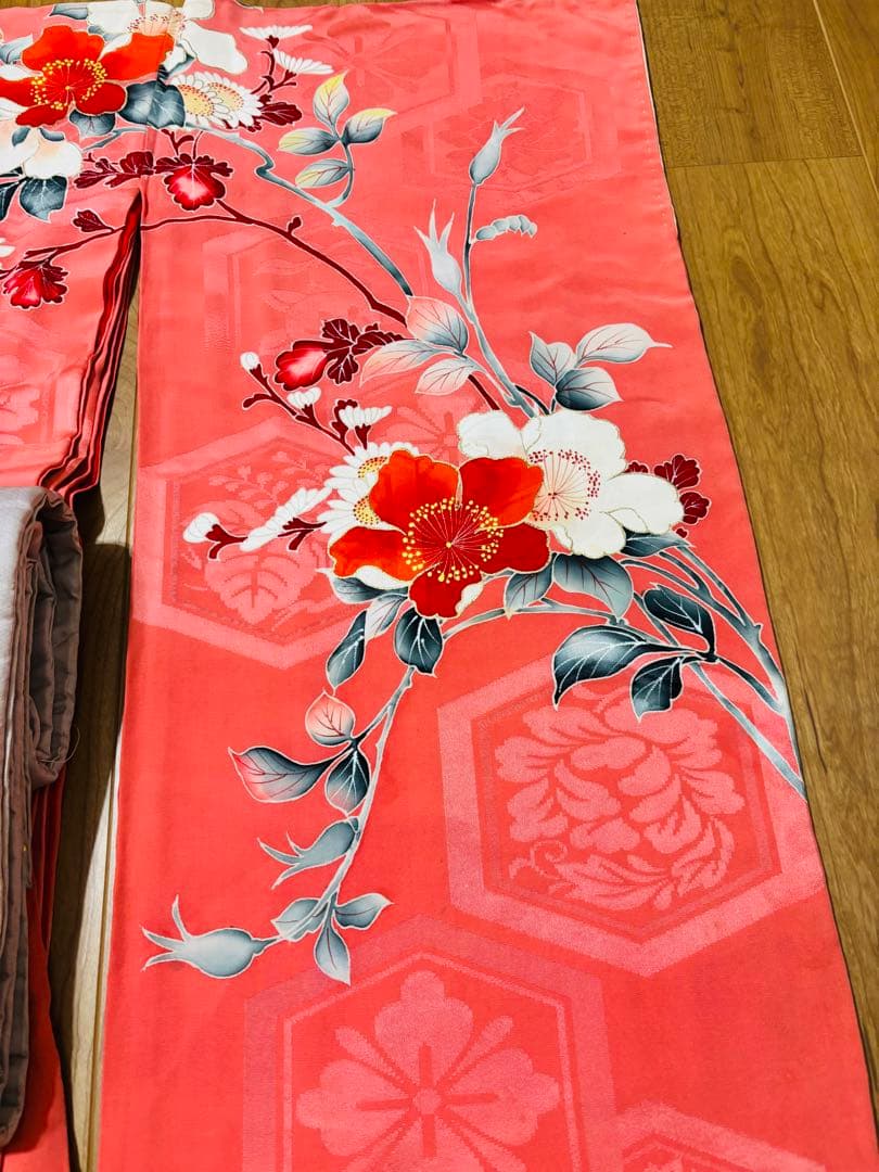限定価格‼️ アンティーク綺麗な花柄ピンクと２点セット