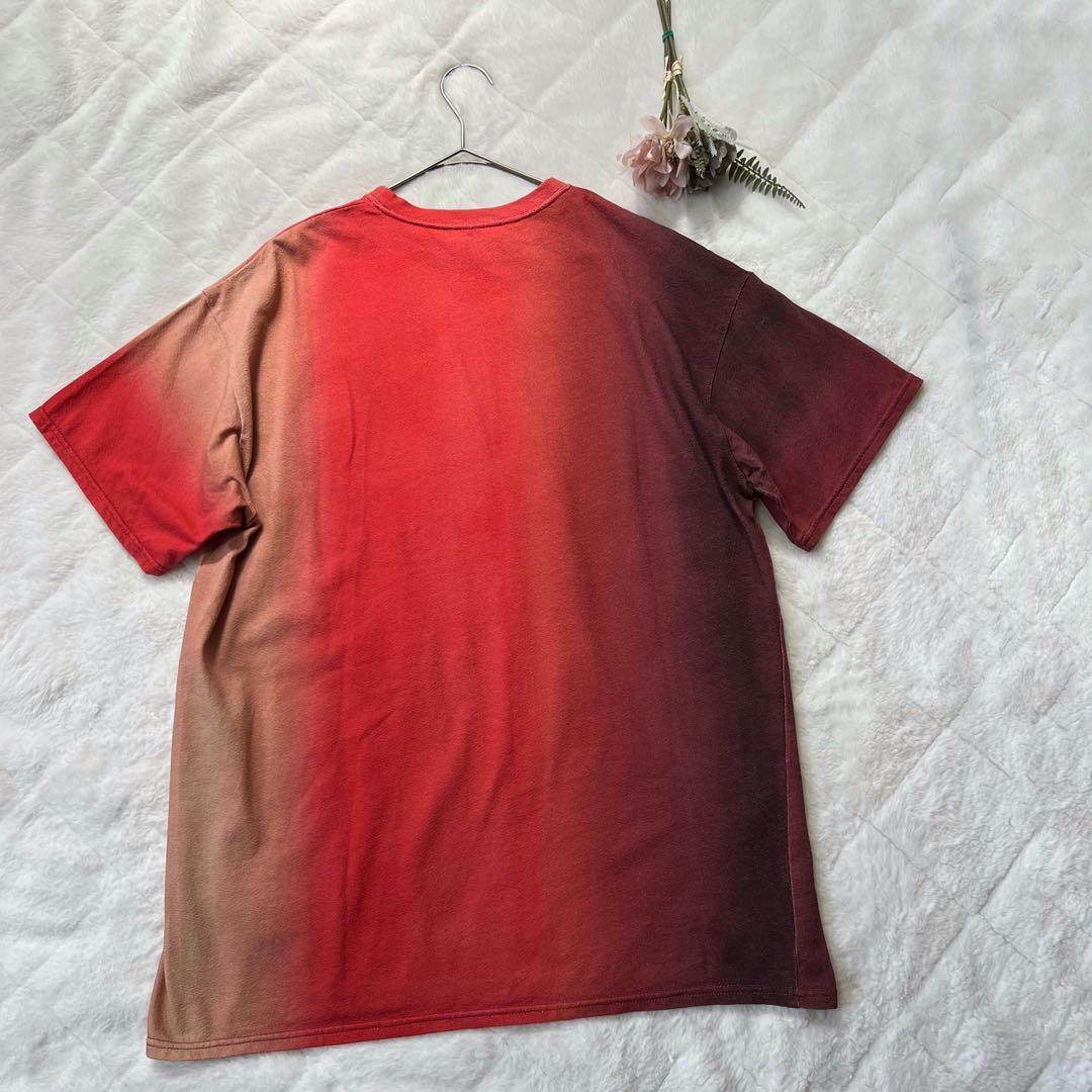 Ameriアメリヴィンテージ　グラデーションオーバーサイズTシャツ★レッド