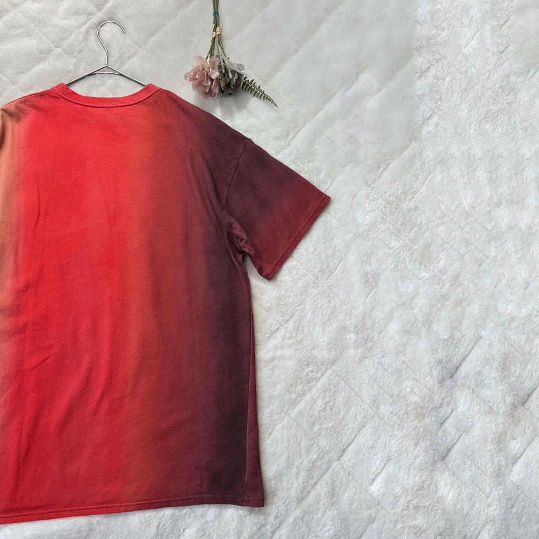 Ameriアメリヴィンテージ　グラデーションオーバーサイズTシャツ★レッド