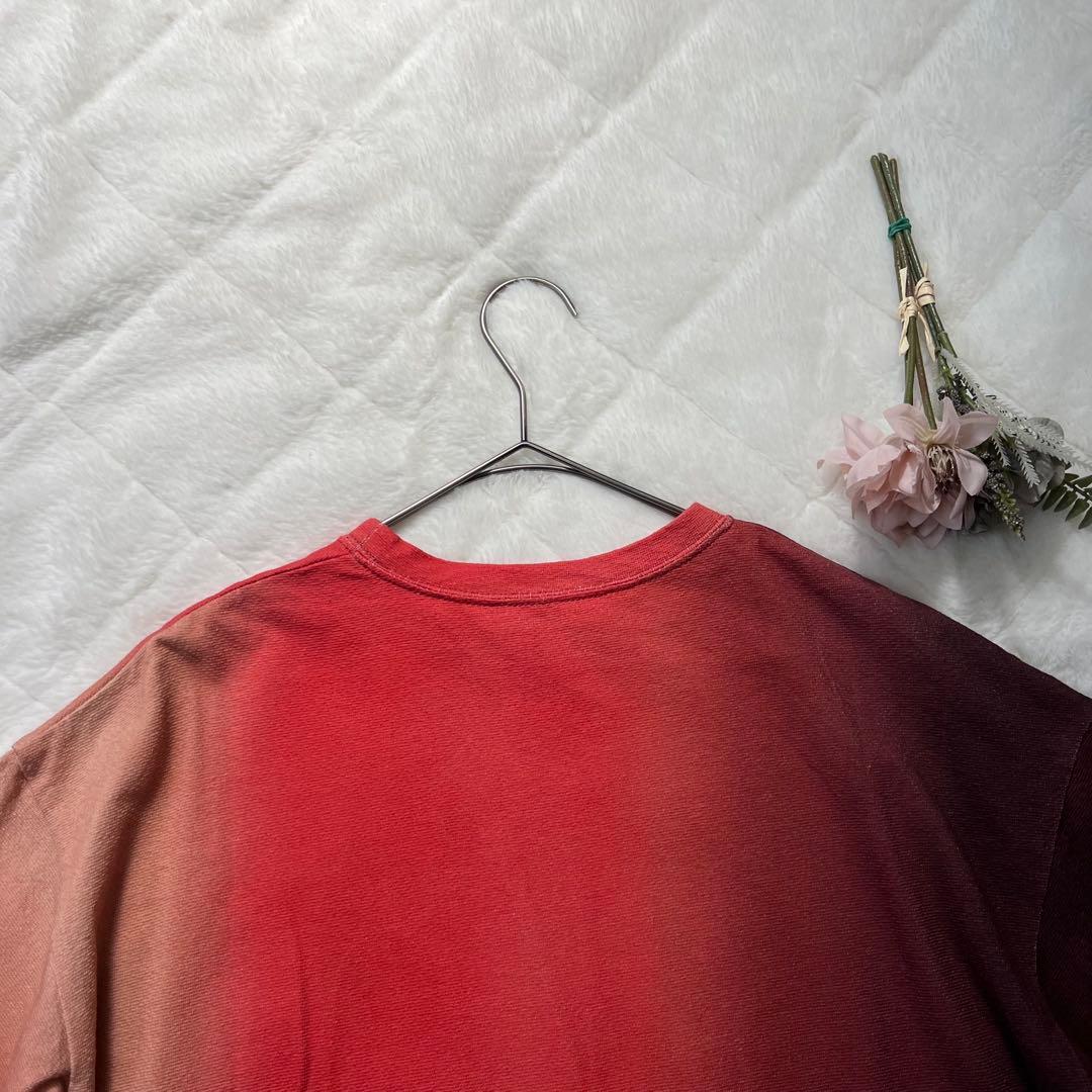 Ameriアメリヴィンテージ　グラデーションオーバーサイズTシャツ★レッド