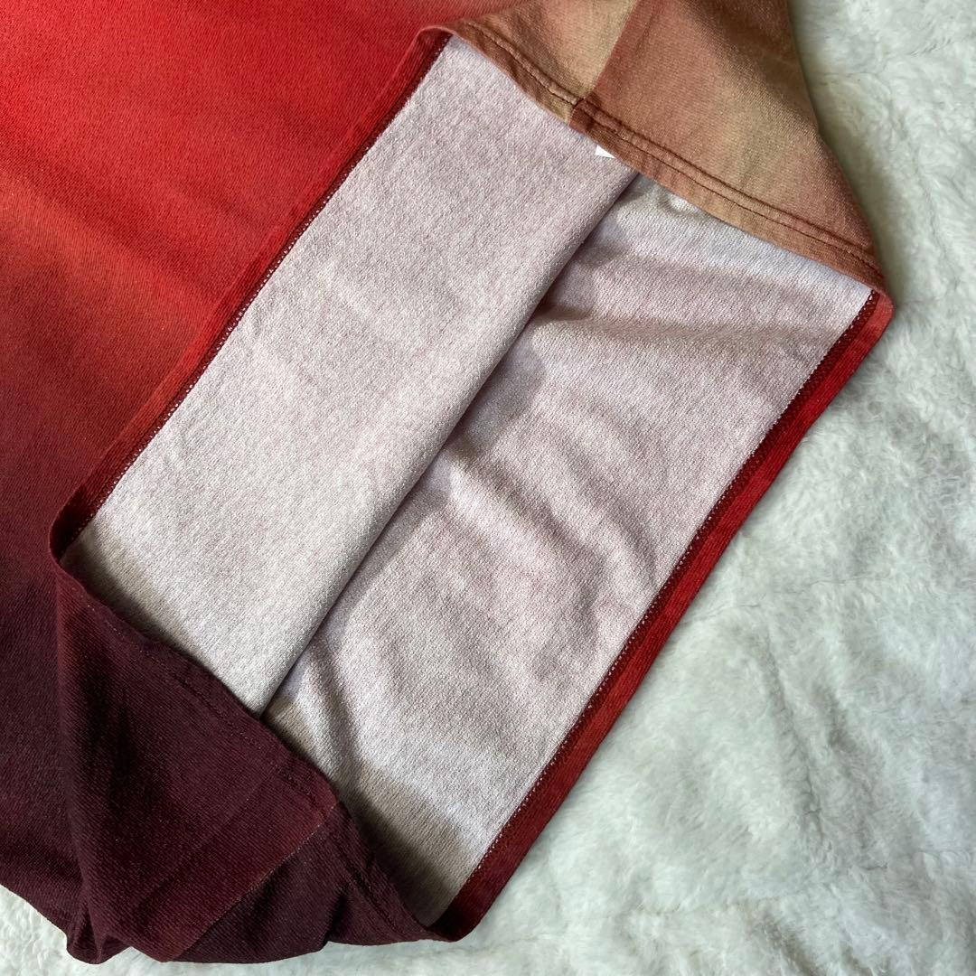 Ameriアメリヴィンテージ　グラデーションオーバーサイズTシャツ★レッド